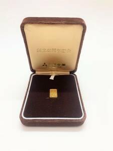 Mitsubishi Ingot Plate 3G 999.9 K24 Pure Gold FINE GOLD Gold Investment Store can be received