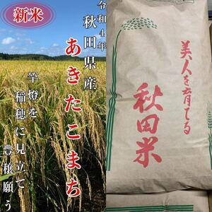Directly from farmers! Origin 4 years from Akita Prefecture [Akita Komachi] Brown rice 24kg reduced pesticide ! Rice/free shipping.