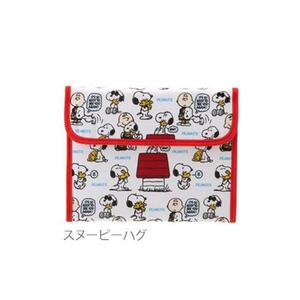 ☆ Snoopy Hug Mother and Child Handbook Case Disney Javara DISNEY Easy -to -use multi -case passbook case card two -person zipper cute