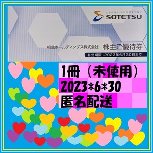 One book (unused) Anonymous delivery Sotetsu Holdings Shareholder Appointment Ticket Free Shipping 2023*6*30 (Sotetsu Rosen Bay Sheraton Parking Lot, etc.) -2
