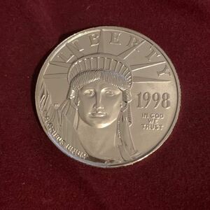 Platinum coin 1/2oz American Eagle (1998)