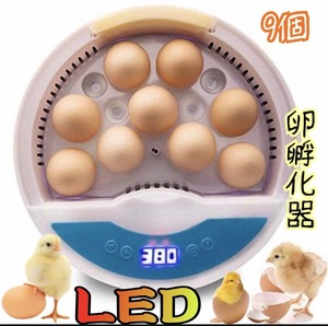 LED automatic incubator incubator Egg light built-in bird private Eggs hatcher 9 children educational household use