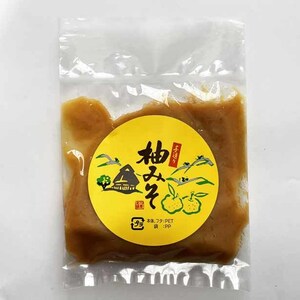 Yuzu Miso Yuzumiso trial bag 100g in Hainan City, Wakayama Prefecture Long -established Kawaren Miso Domestic Soybean Use