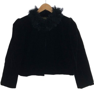 〇〇 LEILIAN Leilian Ladies Jacket Collar Fur with Fur