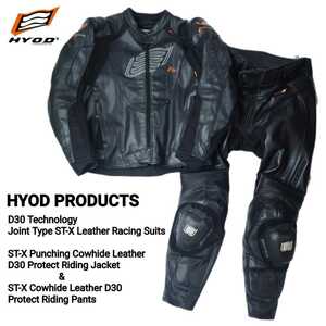 HYOD Low Dow D30 Protector High-performance ST-X Panchin Leather Riders Jacket &amp; ST-X Leather Pants Racing Suit LW Beauty Leather Troops