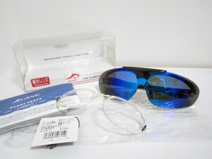 AX SG-240P Ax Blue flip-up type Polarized lens sunglasses Glasses New / unused