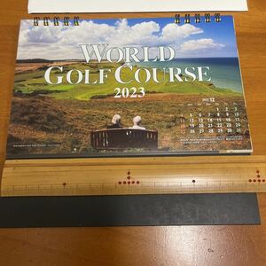 Golf Desk Calendar 2023★ World Golf ★ Courses ★WORLD GOLF Course Calendar★★