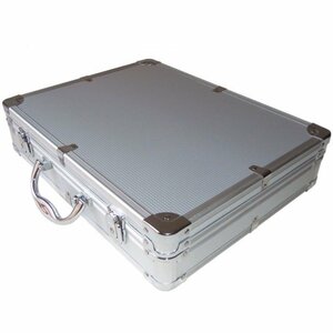 [VAPS_4] Attache case "Silver" Aluminum alloy aluminum case business briefcase bag