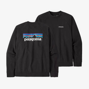 Patagonia PATAGONIA Men's P-6 Logo Organic Crew Sweatshirt Inbk Black S New 39603