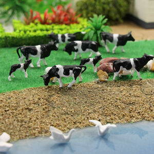 HO Gauge Cow -chan 10 Set Animal Farm Ziorama Layout