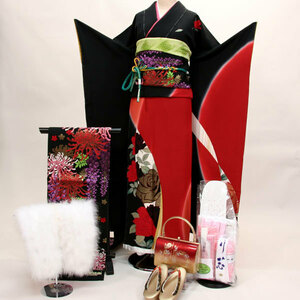Kimono Kimono Full Set All Collection Under Pure Silk Accessories 20 points, 7 days rental (Rental] R43