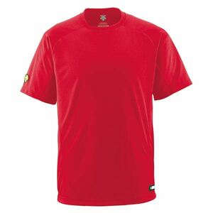 DESCENTE Baseball Shirt (T-Neck) (Baseball) DB200 Red M