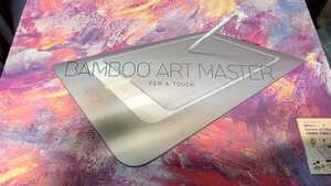 Wacom Pentablet M size Guide Book with Bamboo Art Master CTH-661/S2