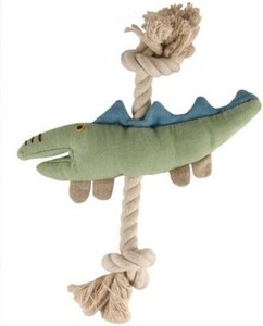 Simple Fide Dog toys Natural Rope Animal Crocodile S Size