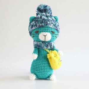 Amigurumi, cute stomach Nyanko -chan, how about a child who goes out?