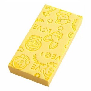 [VAPS_5] Children's sponge "Yellow" Baby Bath Sponge Aqueous Baby Sending for Adults