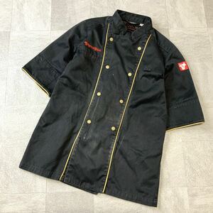 Super rare obtained Steak House BRONCO BILLY Bronco Billy Workwear Uniform Shirt Men's SS Black