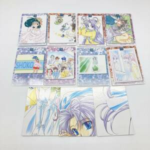 [2003] Protected Tsukiten! Treka 11 sheets 90's Illustration Minee Sakurano Set Anime Set Xiao Shoko Kaori [779203000109]