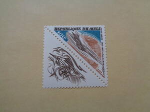 Mali Stamp 1980 75th Anniversary of the Death of Jules VERNE Jules Verne 75 Years Commemorative Concorde and Globe 100