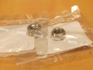 [Shipping 230 yen] French valve tube NT spacer 2 rim nuts in the UK and rice hole rim