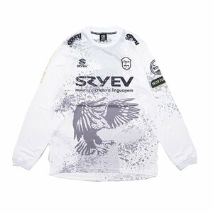 SRYEV (Slive) Long Sleeve Practice Shirt (XL) White | Soccer Futsal Soccer Futsal White White Dry Long Sleeve