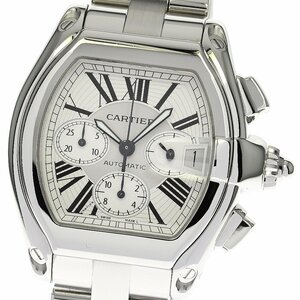 ☆ Good item ★ With box and warranty [Cartier] Cartier Roadster LM Chronograph Date W62006X6 Automatic winding men's_734960
