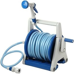 [New Free Shipping] Iris Ohyama Horse Reel Hyper Reel A type HRA-30AGRM Gray/Blue Water Cleaning Cleaning