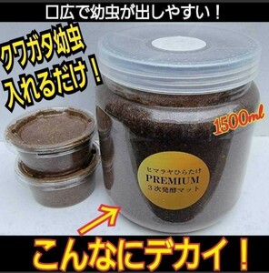 [Set of 6] Outstanding Miyamakwagata and saw! Extra large 1500ml Bottle Premium 3rd Fermented Mattrehalose Enhanced larvae