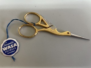 WASA Zolingen Handicraft scissors scissors and bird -shaped German antique