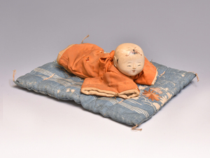 Imperial doll "crawling child" Edo Suei Asahara Leather Japanese storehouse Japanese doll Y1737