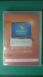 Windows 7 Professional A regular installation disc product key (301)