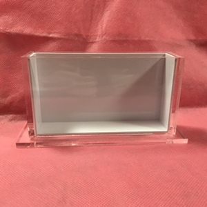 Acrylic case for photography + white cover WH -23