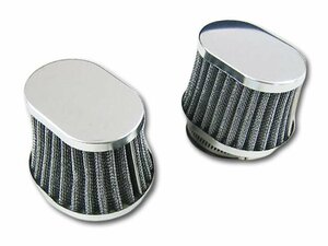 [MAD MAX/Mad Max] ★ Power filter oval taper type 52mm general-purpose type plating finish [X2/14-6124-2] ★ for Honda