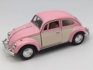1 unit sold 2 tone color pink 1/32 Classic vintage glock beetle mini car correctionwagen classic car VW