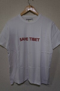90's Katharine Hamnett London Save Tibet 1997SS TEE SIZE M message T -shirt White