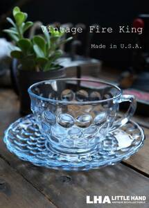 Firear King Sapphire Bubble Cup &amp; Saucer C &amp; S