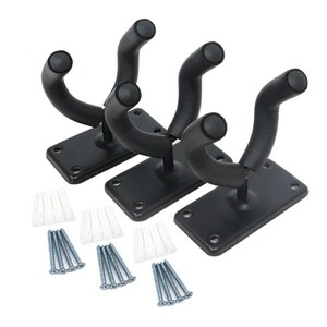 Wall -mounted high -strength guitar stand holder guitar hanger hook interior screw mounting base electric acougic gut guitar set of 3 pieces