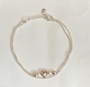 New genuine product 4 ° C Yon Sea Diamond Bracelet Silver Box ♪ Ribbon wrapping ♪ Present gift