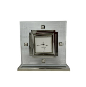 Mikimoto Clock Clear Clear Pearl Silver MIKIMOTO Stock Clock [Used]