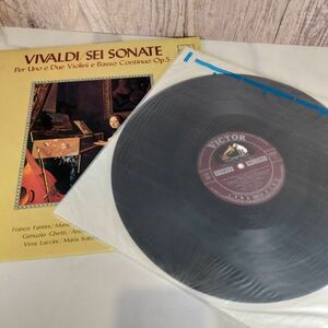 Vivaldi VIVALDI 6 Sonatas SEI SONATA Records LP Victor F major A major B minor Classical Continuo Performance Four Seasons