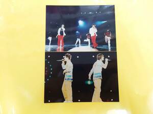 KINKIKIDS Tsuyoshi Domoto &amp; Koichi Domoto [Super rare! Famikura Limited Official Live Photo 44 ◆ Set of 2] Johnny's Family Club ◆ Certified Born Photo Bromide