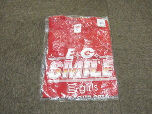 Unused E-GIRLS E-Girls T-shirt Men M Red Tour T-shirt Music Band T-shirt Music T-shirt 04010