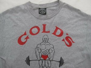 Vintage 80's USA GOLD 'S GYM Gold Gym T -shirt M -Body Building