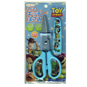 Kitchen scissors Disney Japanese children's cooking scissors cap with scissors yucker toy story/4769/Free shipping mail service point digestion