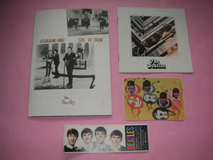 Beatles Malegal Card Seal Shiori Promotion Goods TE BEATLES