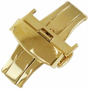 [20mm] Push type D buckle gold/gold spring rod/Spring rod removal, double -door viewing watch belt clock band barbecue replacement