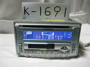K-1691 Carrozzeria Carrozzeria FH-P414 2D Size CD &amp; Cassette Deck Defective