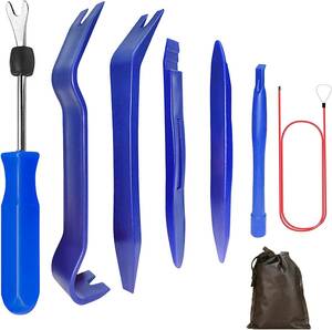 [Shipping included] (5 -piece set (blue)+clip clamp tool (blue)+wiring guide+storage bag) Rityhoft interior