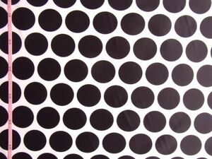 ★ Nylon Ox ♪ Large polka dot (white white x black) ♪ 110 × 30 ★ [NE1540-B]