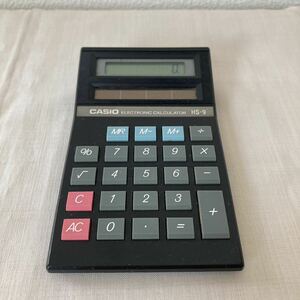 CASIO Casio HS-9 Solar calculator 1 point ★ 8 digit clean ★ Antique retro ★